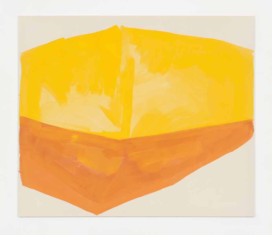 Tamina Amadyar, drive in, 2021, Pigment, glutin on canvas, 170 x 200 cm, Foto: Roman März, courtesy: the artist und Galerie Guido W. Baudach