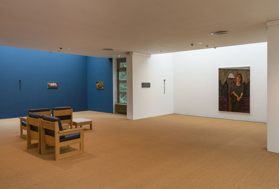 Installationsansicht Lewis Hammond, Brücke-Museum, 2021, Foto: Roman März © Brücke-Museum. Courtesy of the Artist und Arcadia Missa, London 