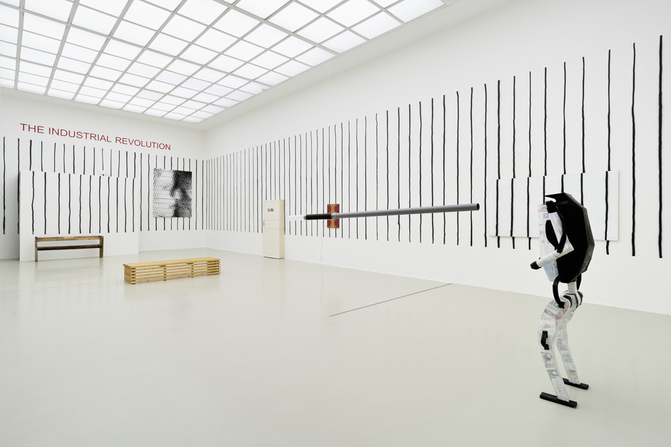 Installationsansicht Richard Sides, ars viva 2021 – Preis für Bildende Kunst, Kunstverein Hannover © Foto: Raimund Zakowski. 